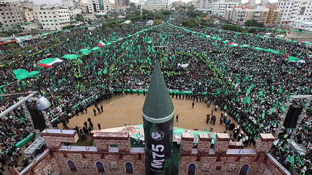 Video, Foto: Hamás celebra su 25 aniversario jurando librar a Palestina de Israel