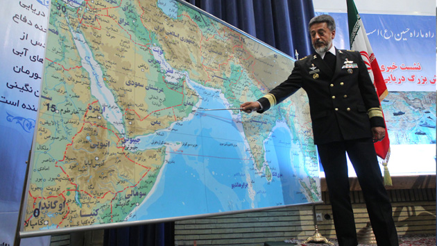 Irán bota una flota en un día