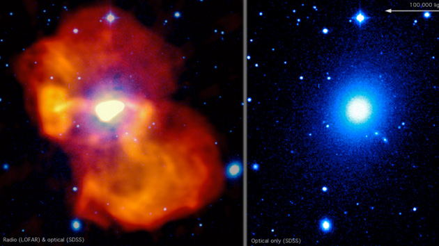 Maravillas del Universo: Captan imagen de burbuja gigante generada por un agujero negro