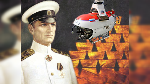 Hallan el posible 'oro del almirante Kolchak' en el fondo del lago Baikal