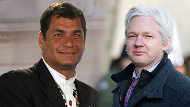 Fuentes: Rafael Correa otorga el asilo político a Julian Assange