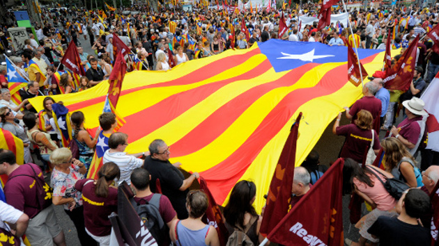 El indepentismo catalán pide un nuevo Estado europeo