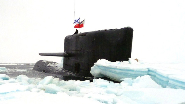 Un nuevo submarino ruso de propulsión nuclear perfora las profundidades del Ártico