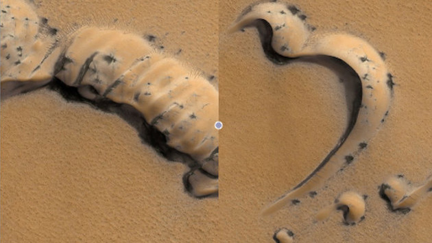 La NASA difunde fotografías de extraños objetos en Marte